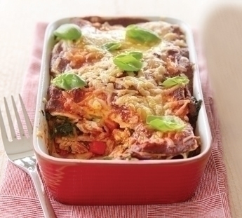 Chicken and vegetable lasagne Chicken and vegetable lasagne