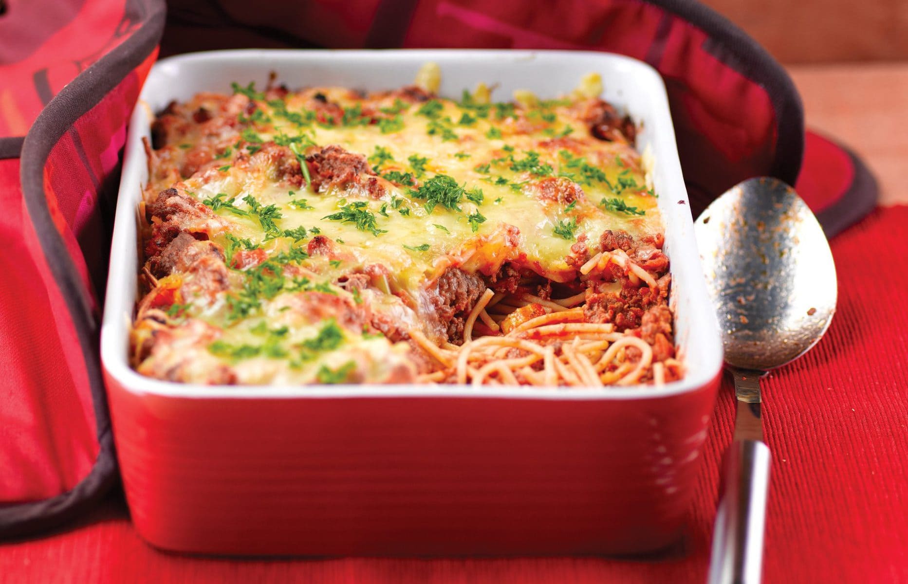 Baked bolognese