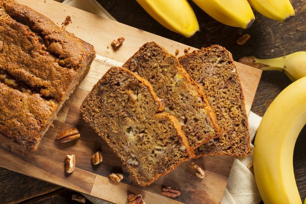 Banana and coconut loaf Banana and coconut loaf