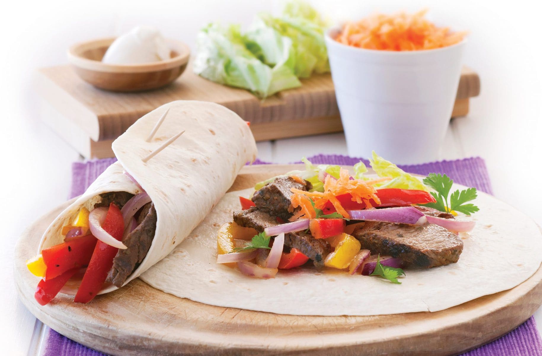 Beef fajitas