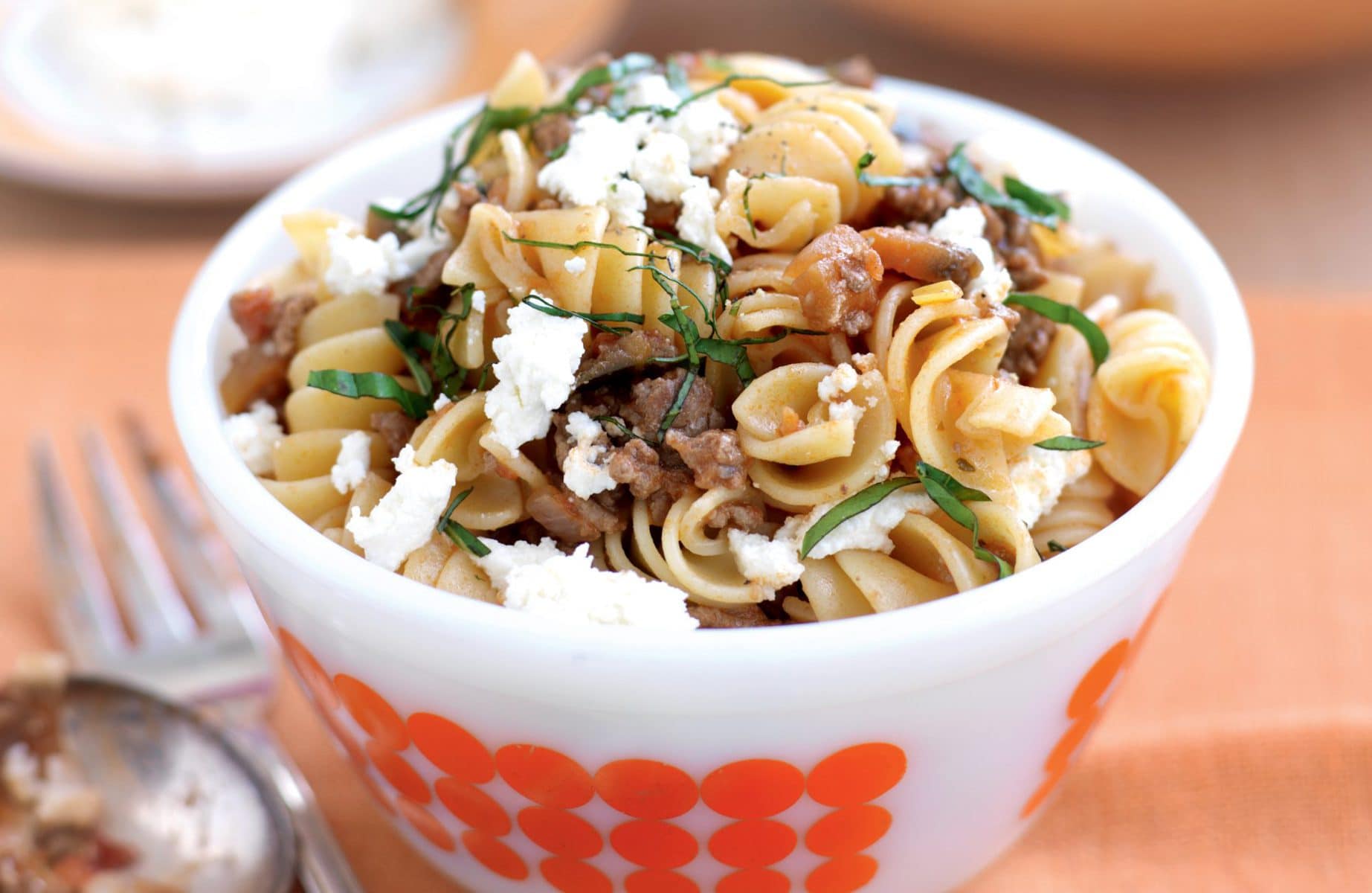 Beef ratatouille pasta