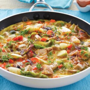Bubble and squeak frittata