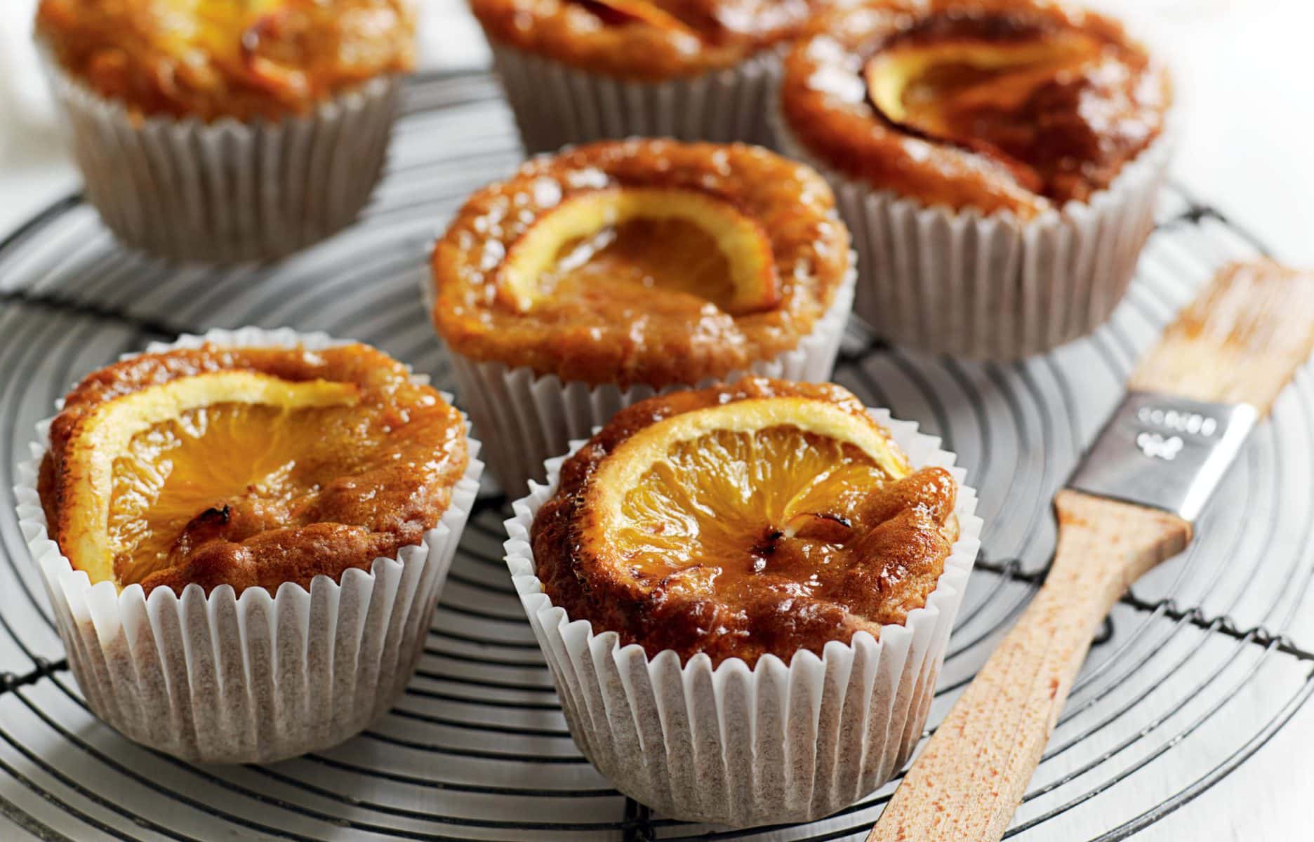 Carrot and orange cupcakes