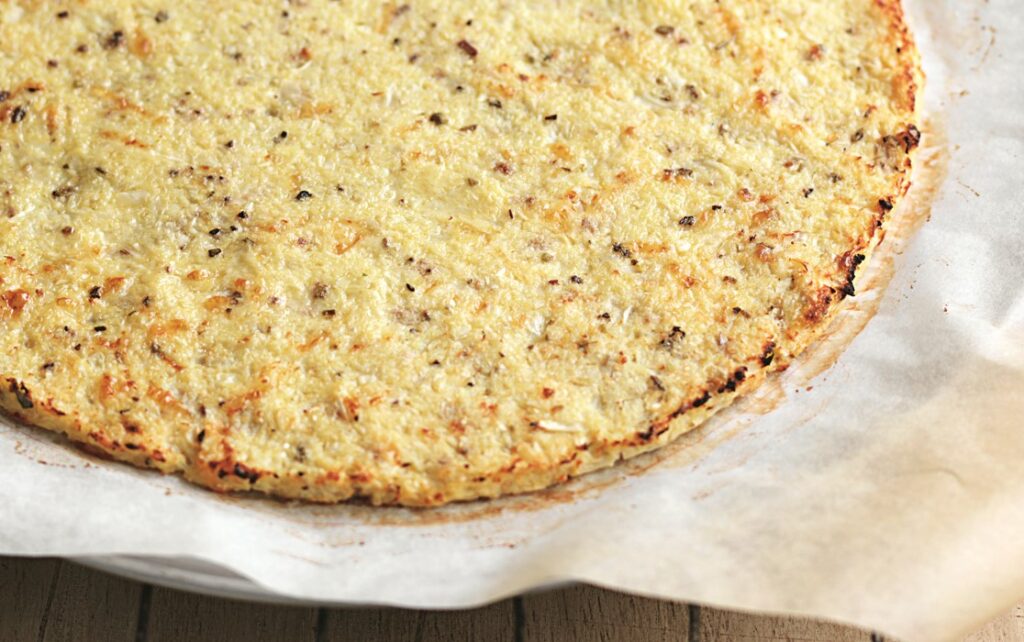 Cauliflower pizza base