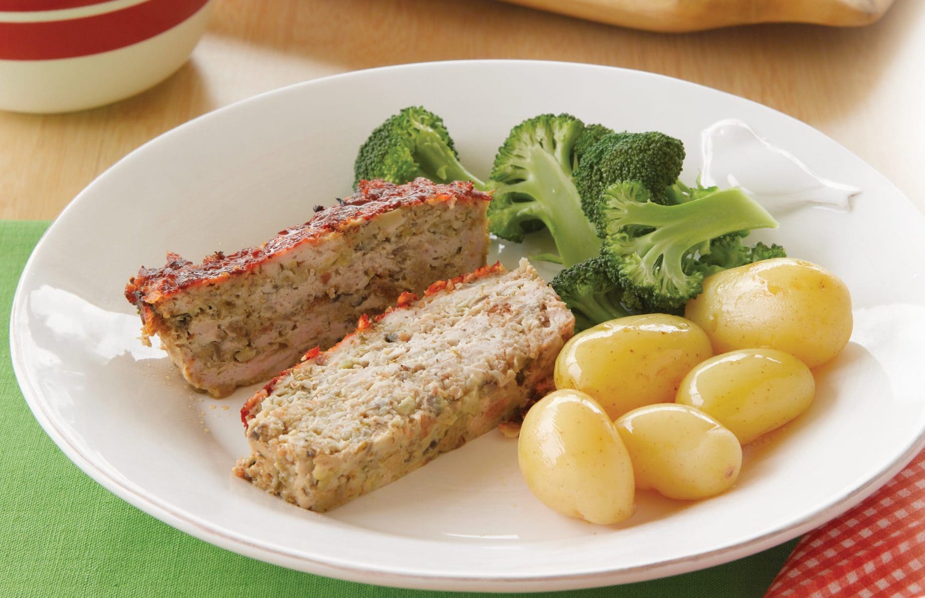Chicken and mushroom loaf