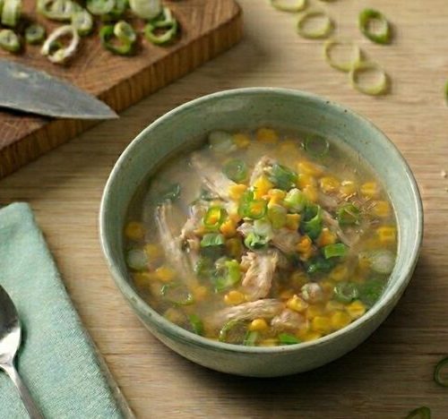 Chicken and sweetcorn soup
