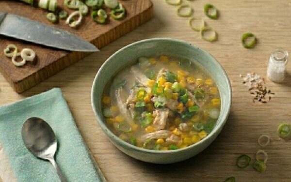 Chicken and sweetcorn soup