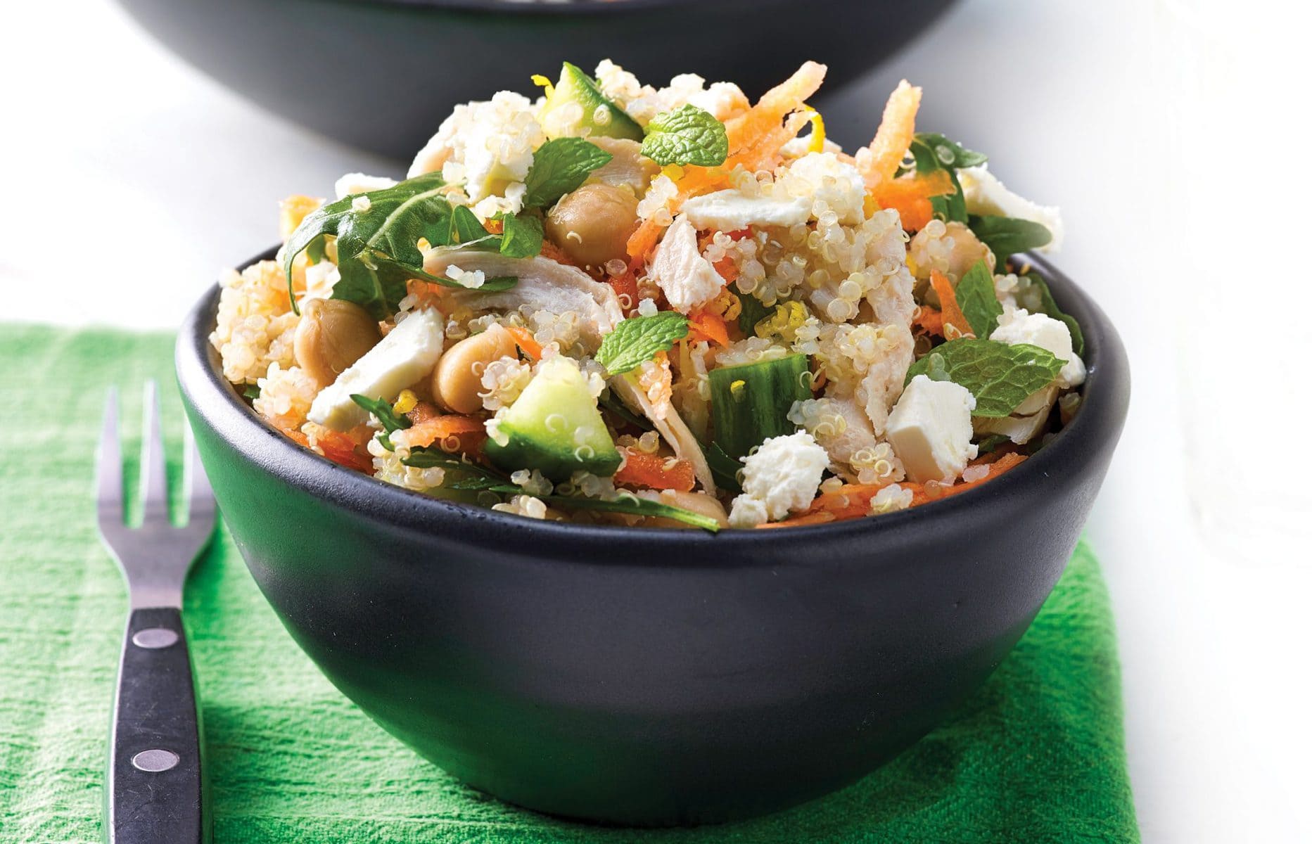 Chicken, lemon and quinoa salad
