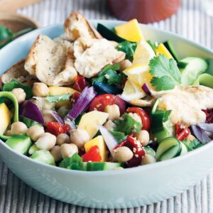 Chickpea and mango salad