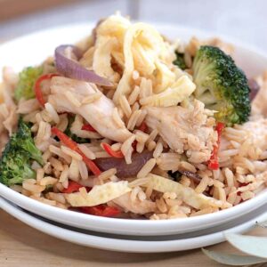 Chilli chicken fried rice