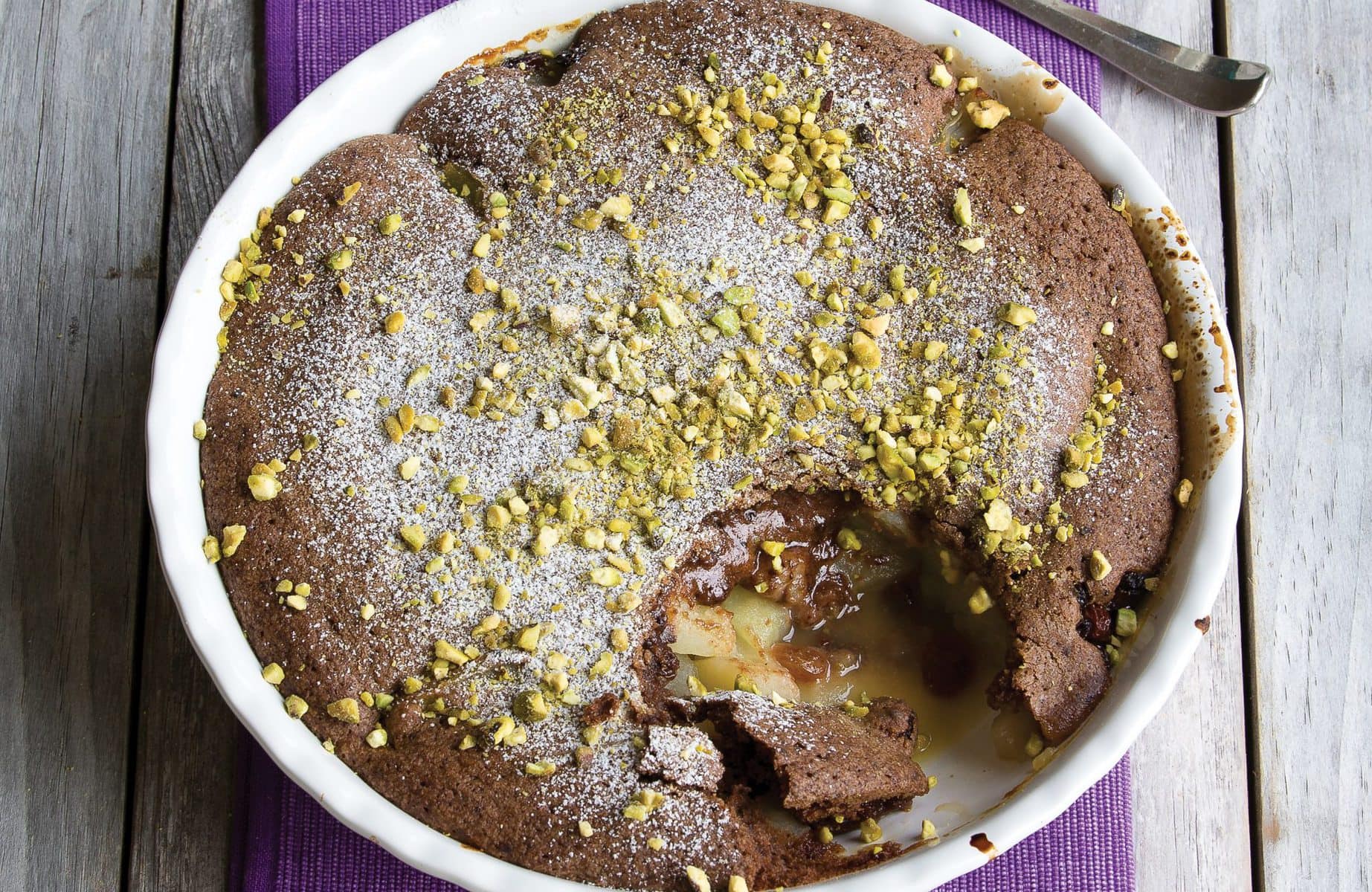 Chocolate Eve’s pudding