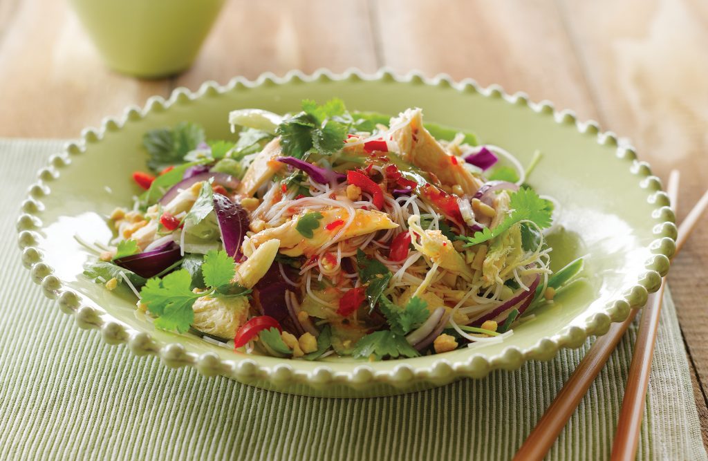 Coriander and chicken vermicelli salad Coriander and chicken vermicelli salad