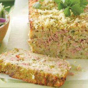 Courgette and tuna loaf