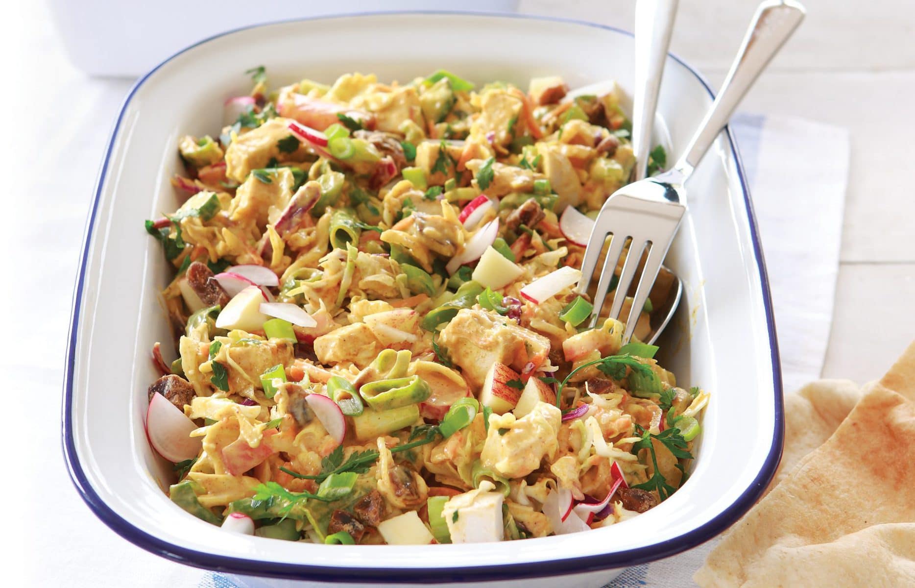 Curried chicken coleslaw