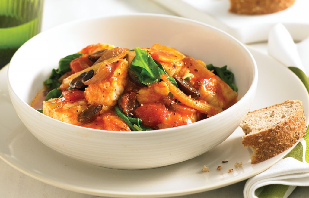 Fish and fennel stew