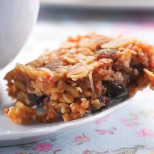 Fruit and nut muesli slice