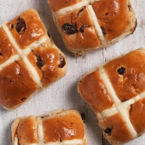 Gluten-free hot cross buns