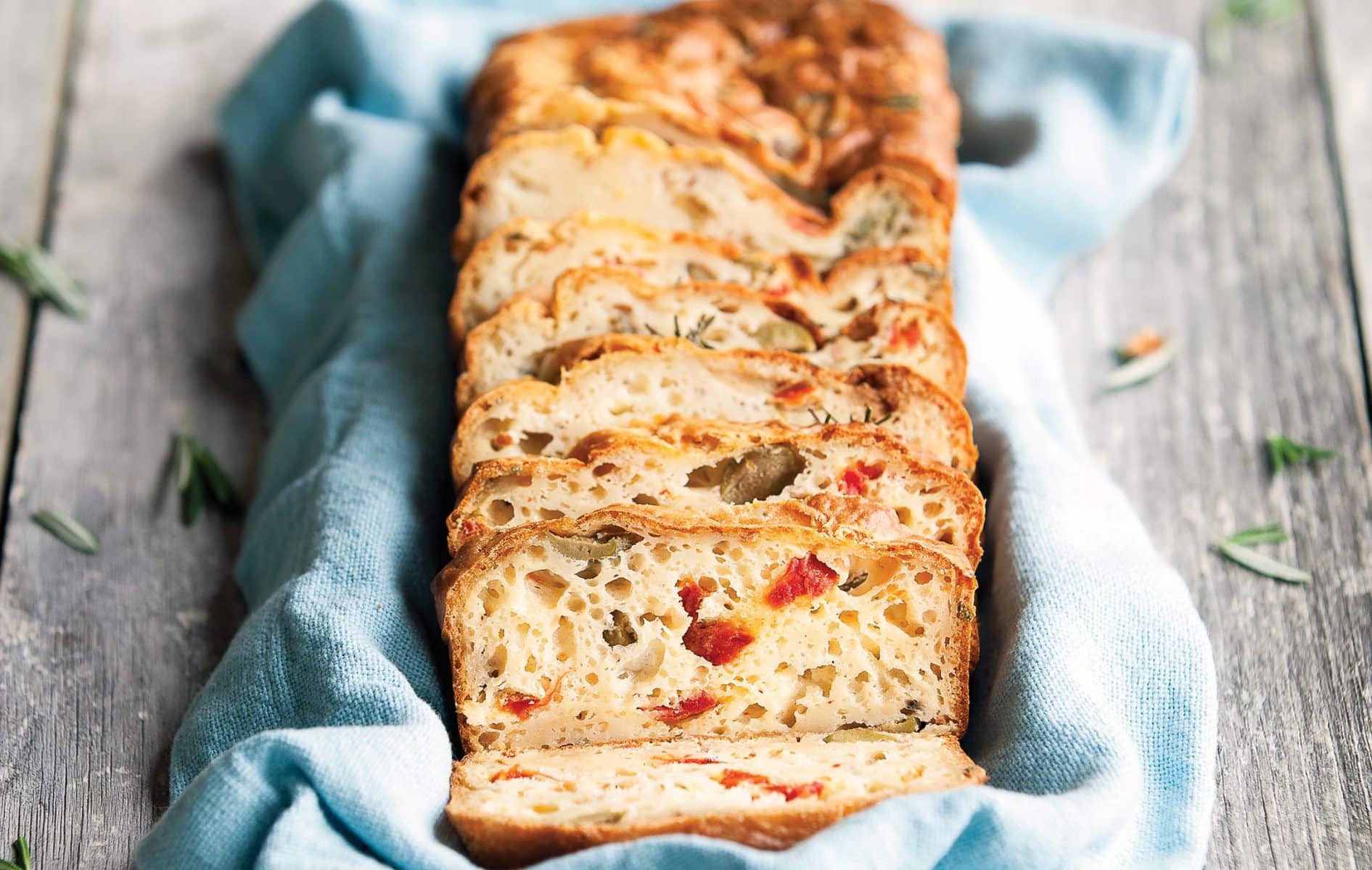 Gluten-free olive bread