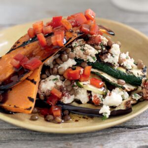 Grilled vege stack