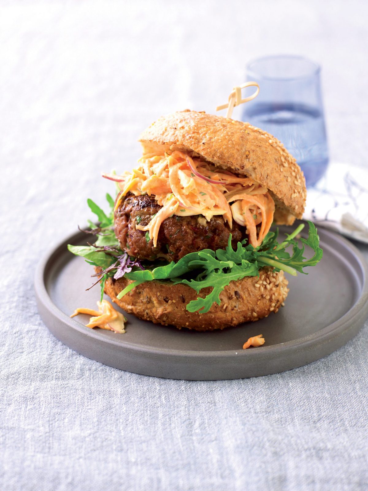 Thai beef burger