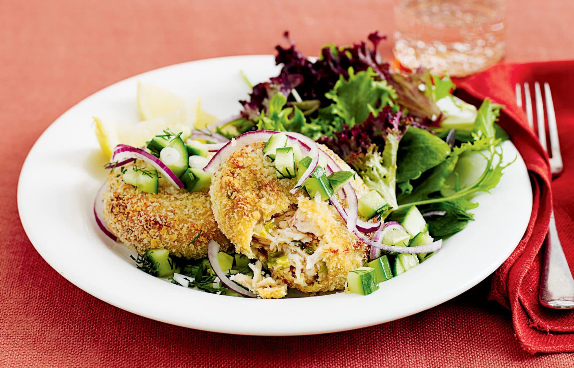 Homemade fishcakes
