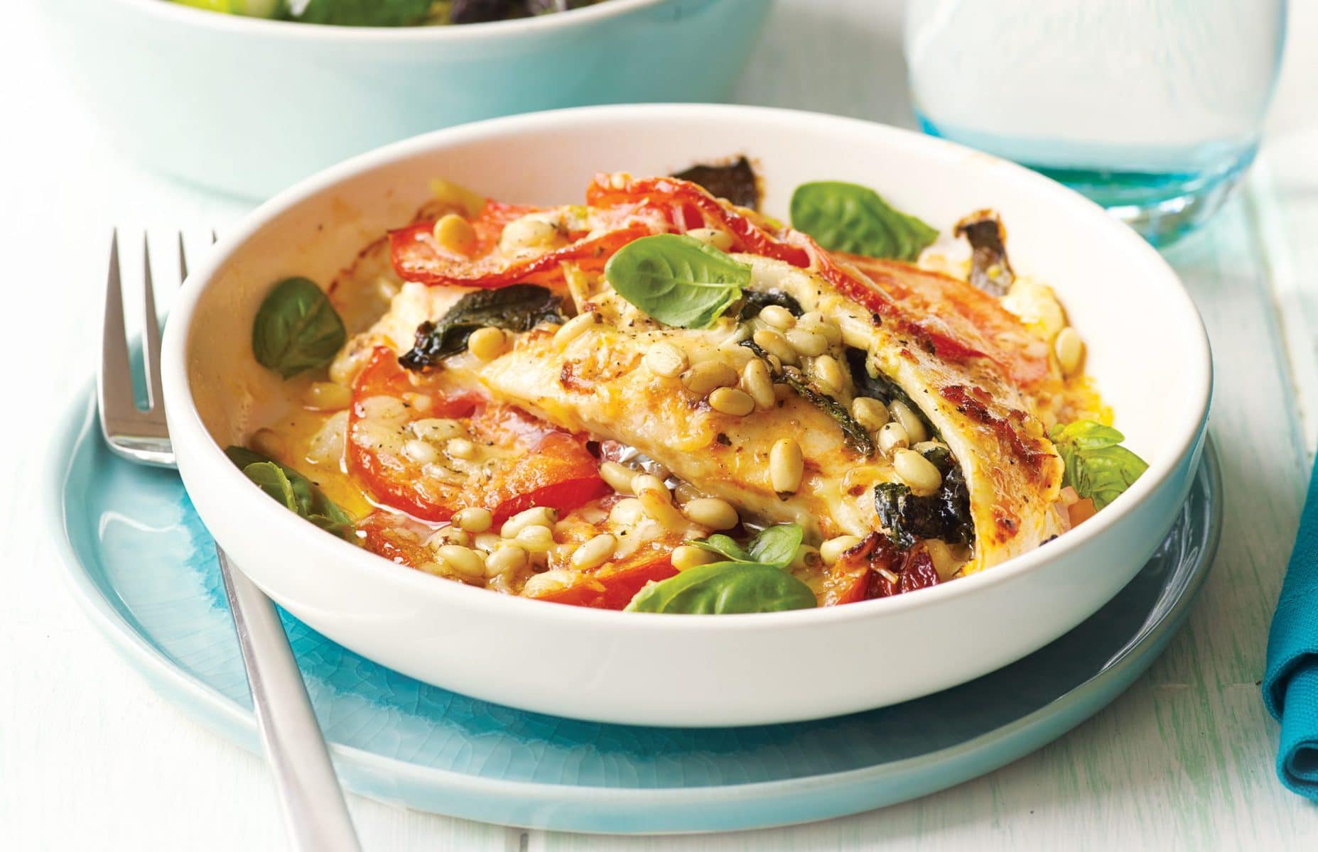 Italian-style baked fish