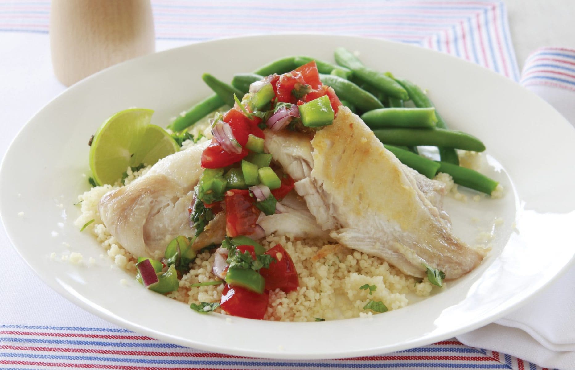 Jake’s fish and zingy salsa