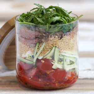 Lamb and couscous salad