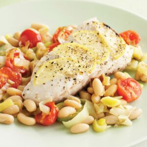 Lemon and pepper baked fish