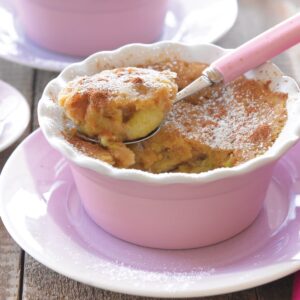 Microwave banana pudding