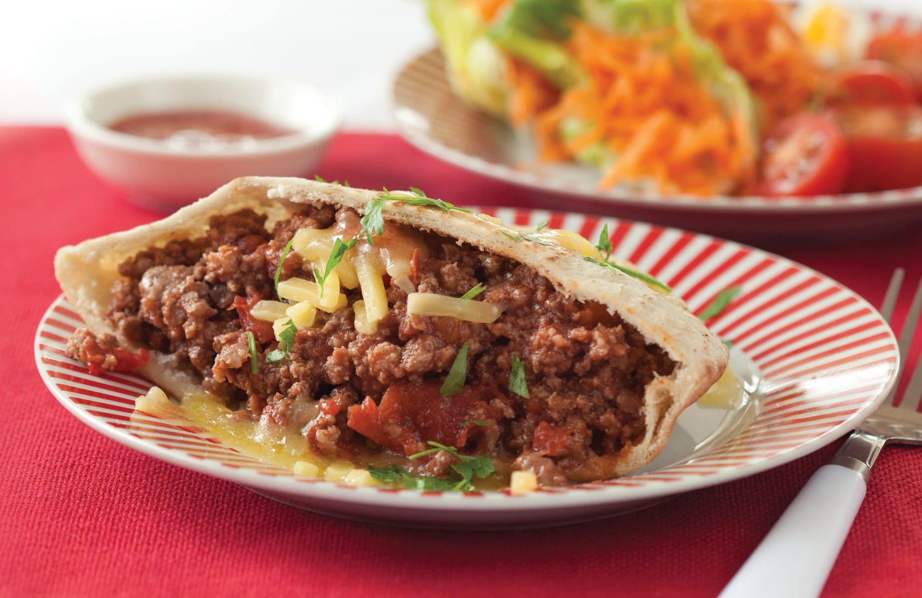 Mince pita pockets