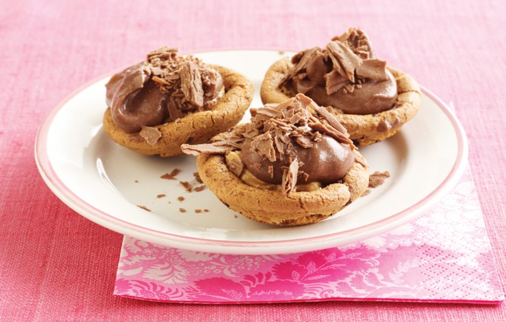 Mini peanut butter cookie tarts