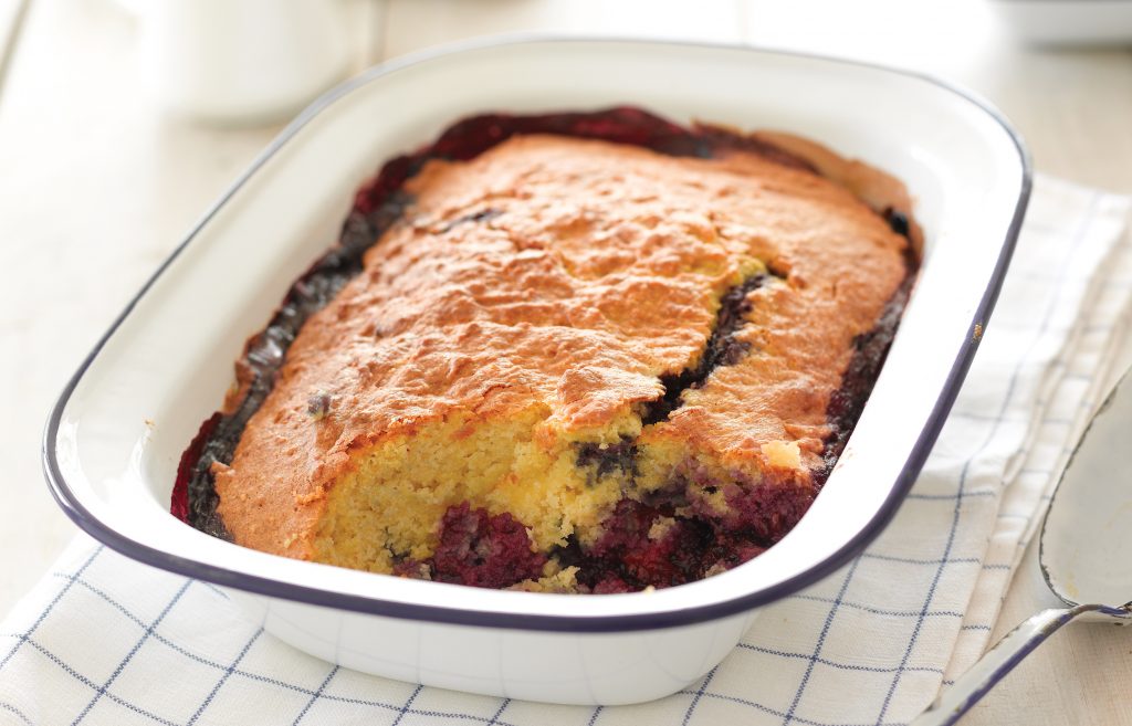 Mixed berry and almond pudding Mixed berry and almond pudding