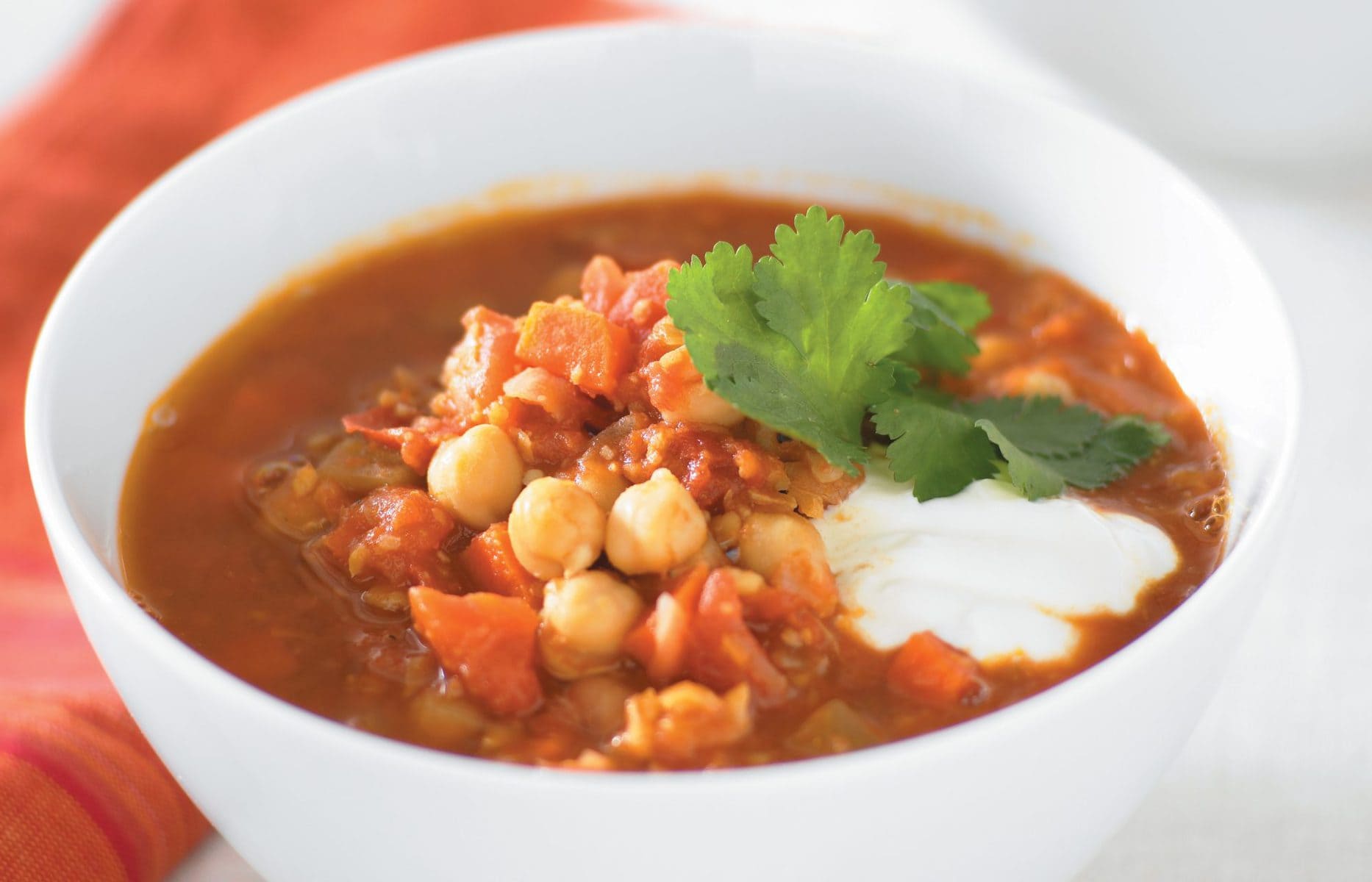 Moroccan chickpea soup