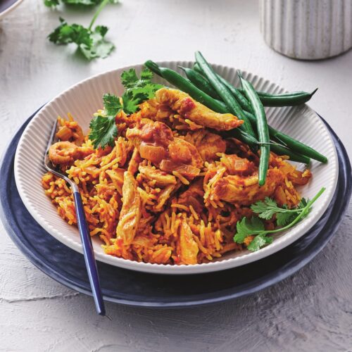 Peanut chicken and rice