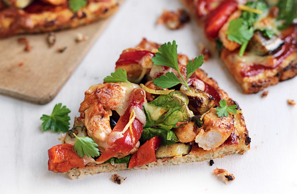 Piri piri chicken pizza