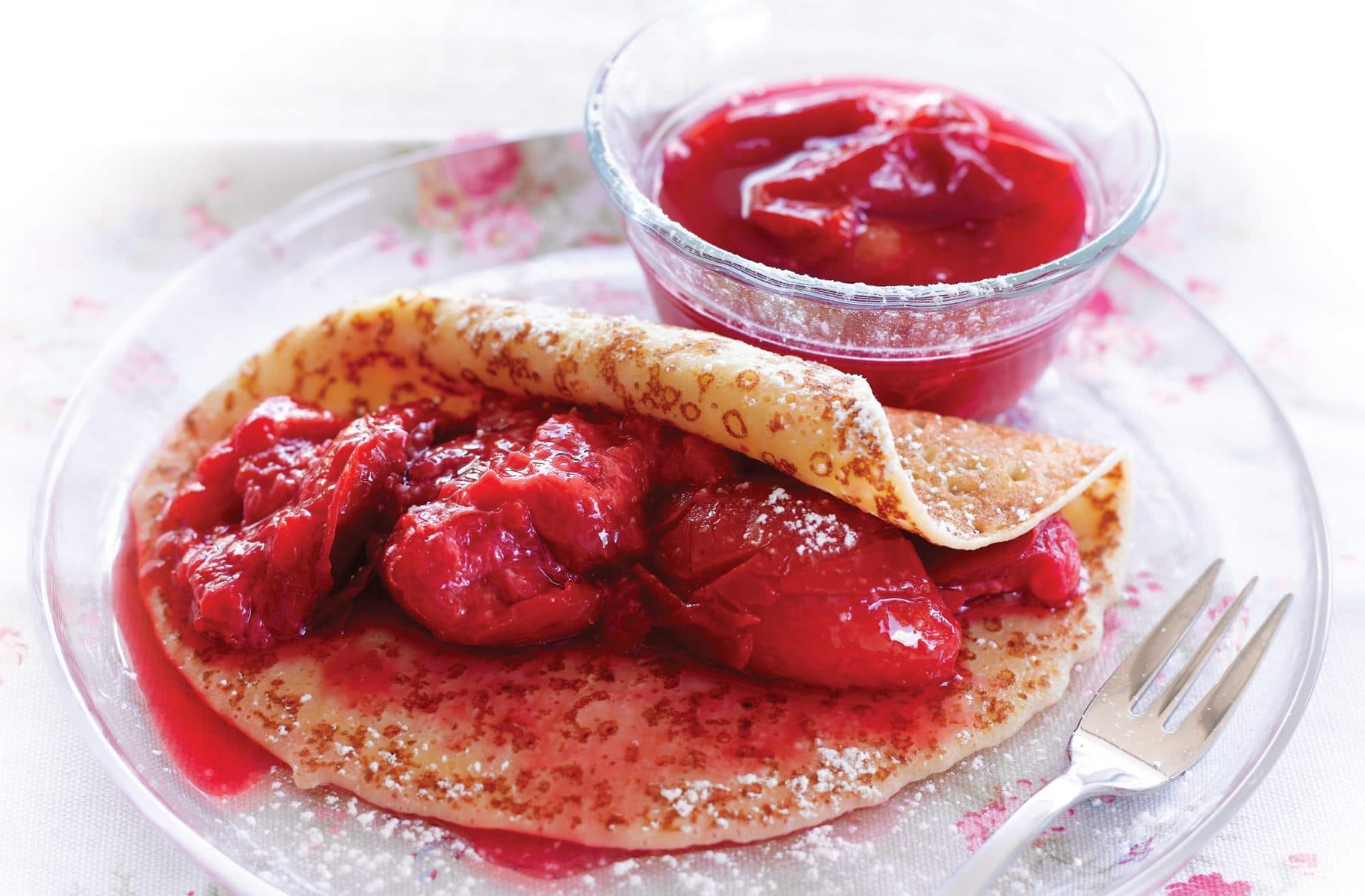Plum pancakes