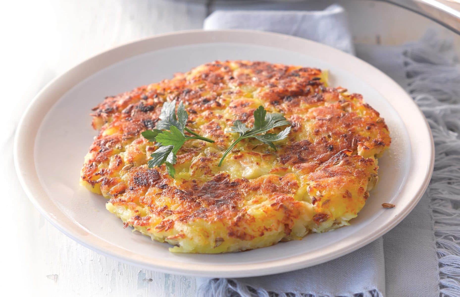 Potato and celeriac cakes