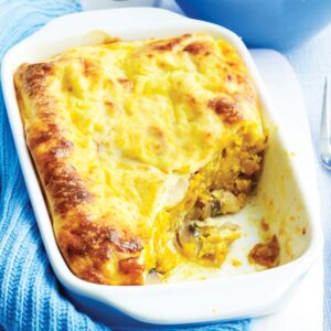 Pumpkin and mushroom lasagne