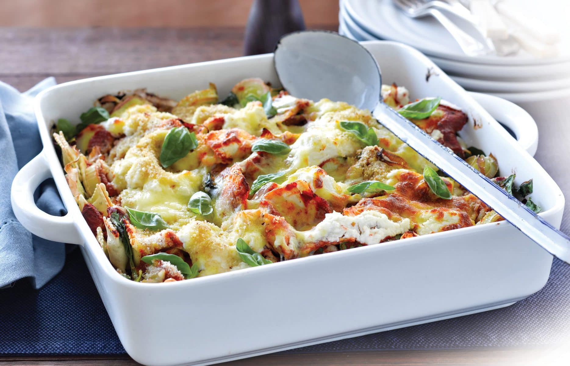 Ravioli vege bake