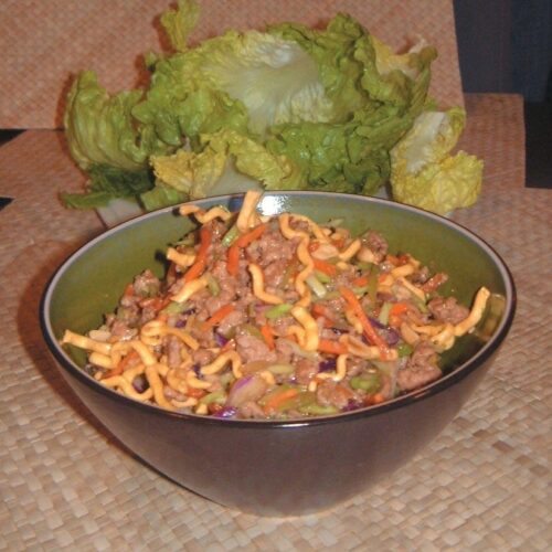 Simple san choy bau