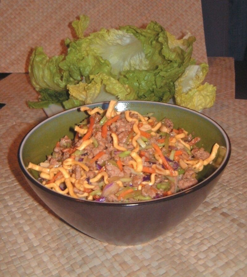 Simple san choy bau