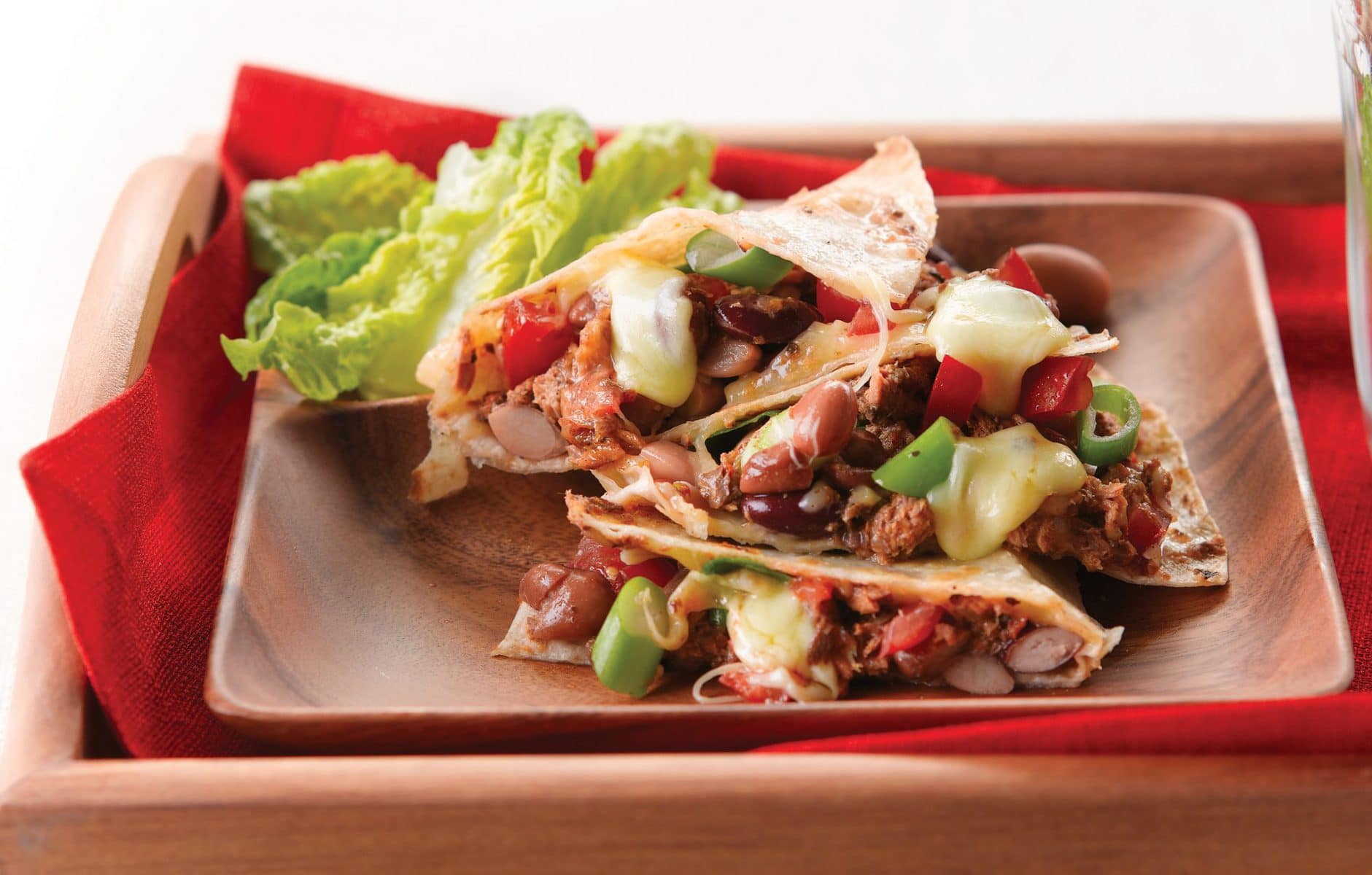 Sardine quesadilla