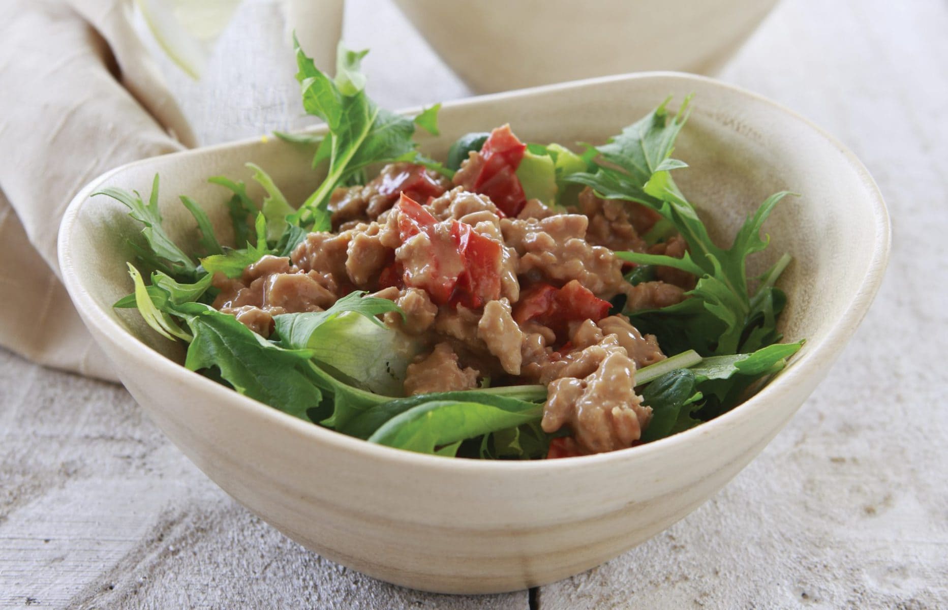 Satay pork stir-fry
