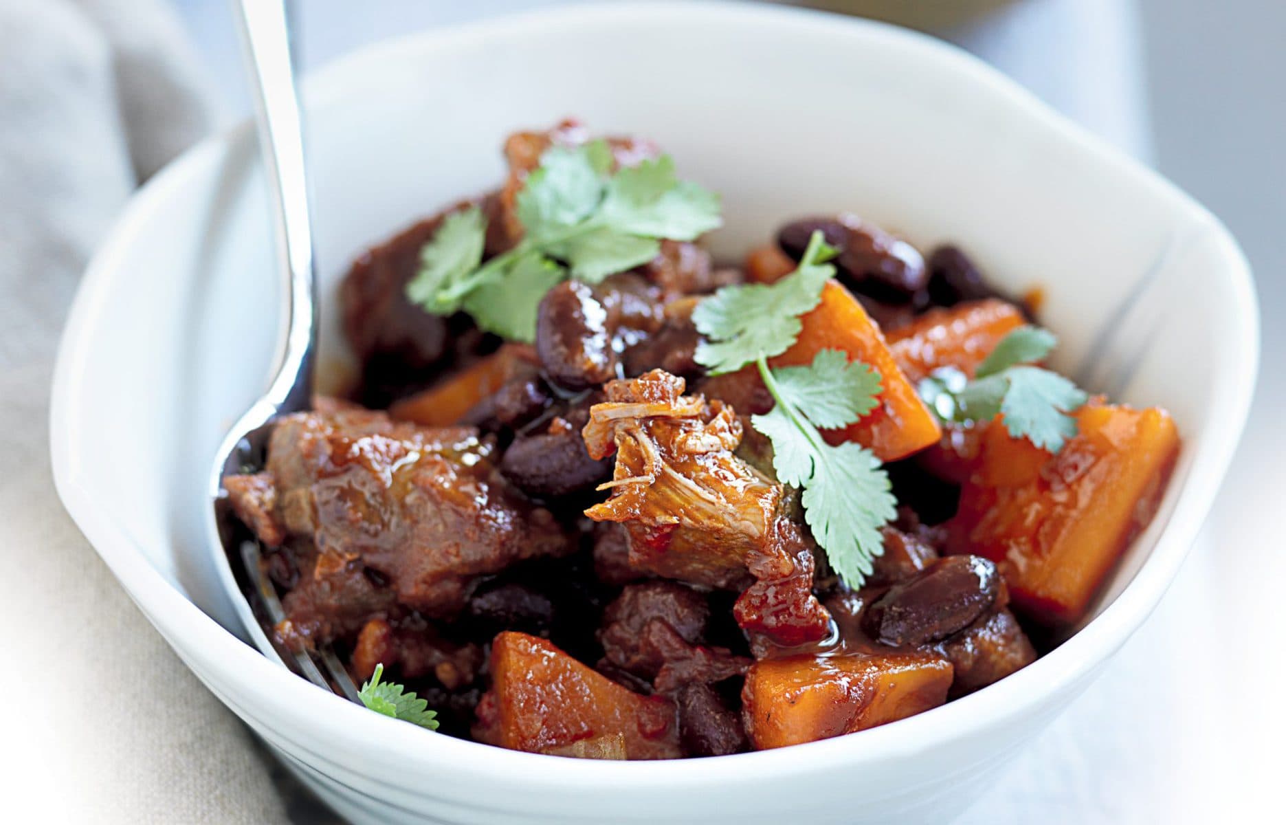 Slow-cooked hoison pork