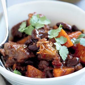 Slow-cooked hoison pork
