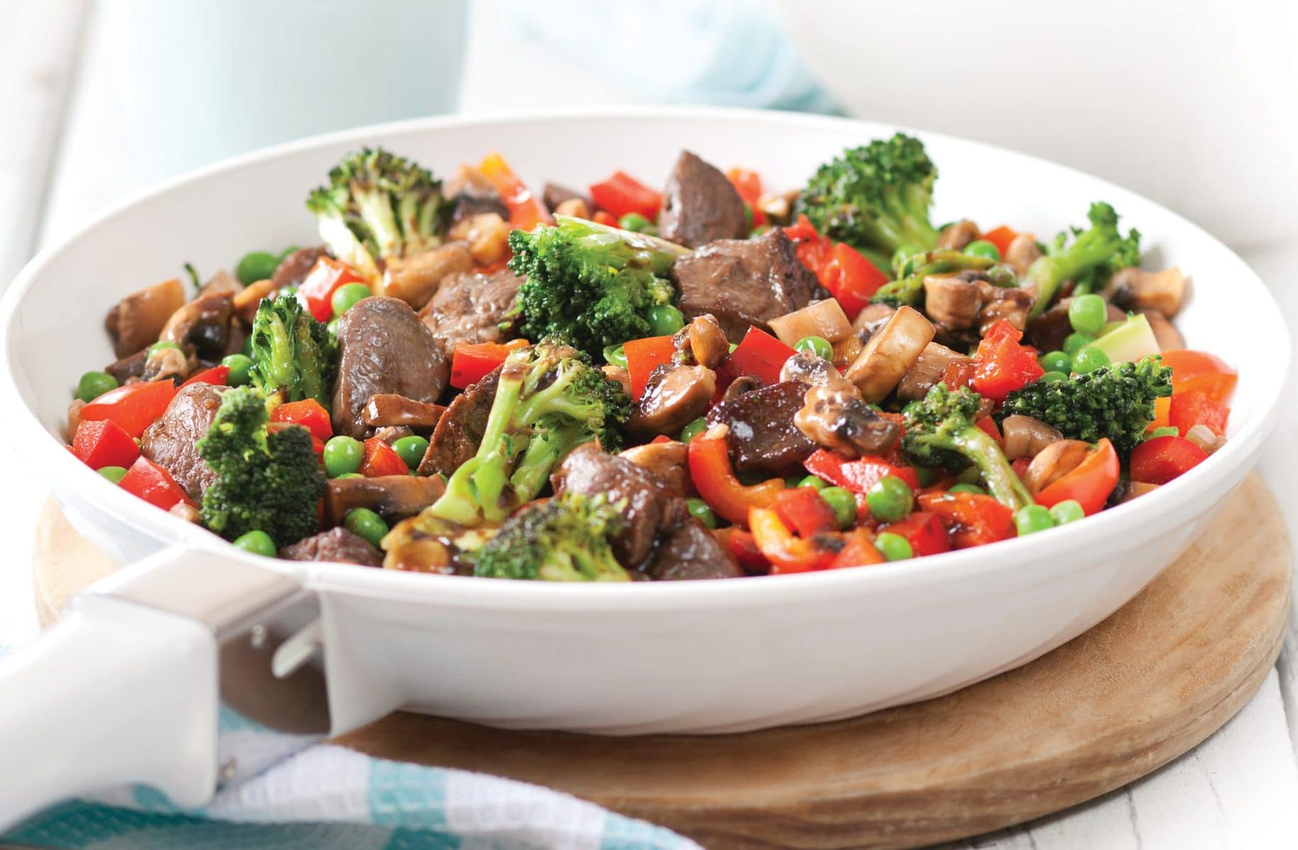 Soy maple beef on rice
