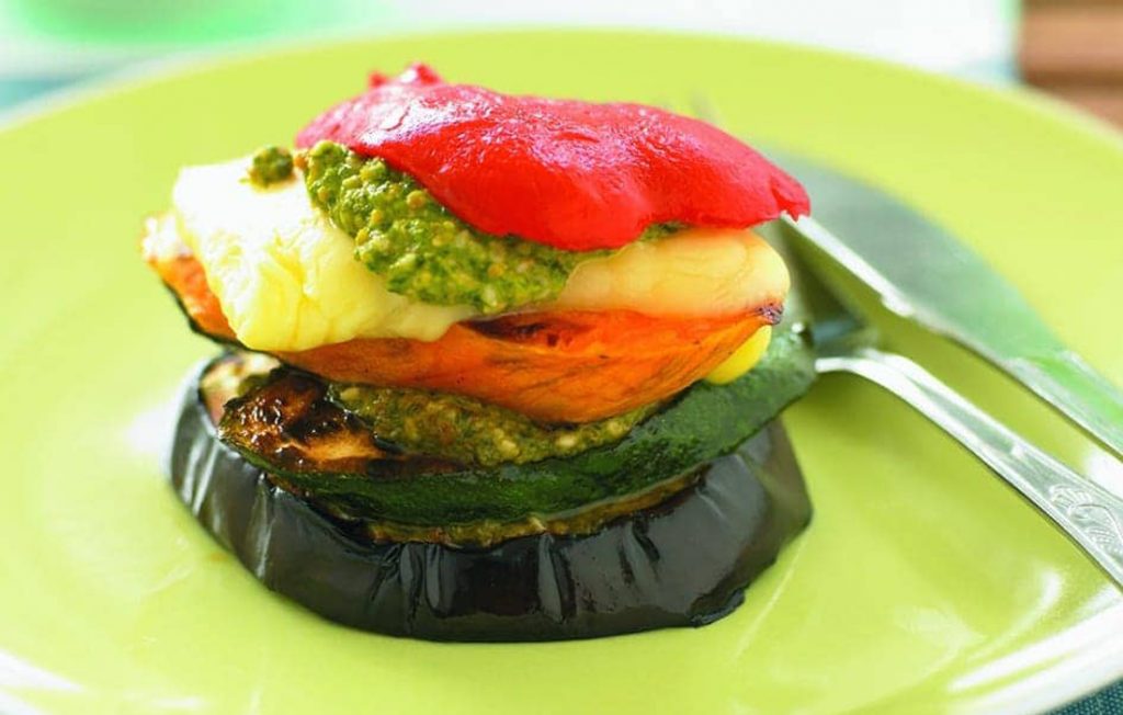 Summer vege stacks