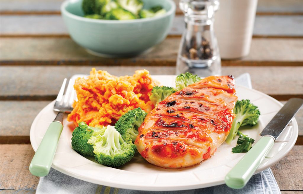 Tangy-chicken-with-curry-mashV2