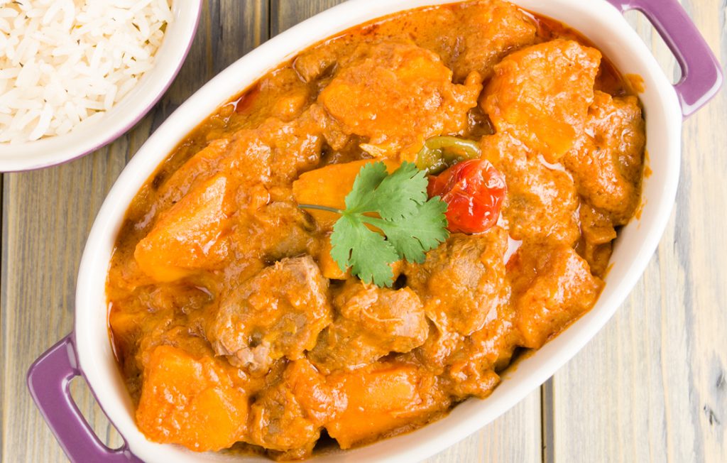 Tasty chicken and pumpkin stew